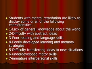 Retardado Learnin disabilityttre | PPTX