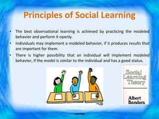 Principles of Social Learning ,[object Object],[object Object],[object Object],Learning 