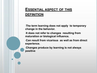 Learning | PPT