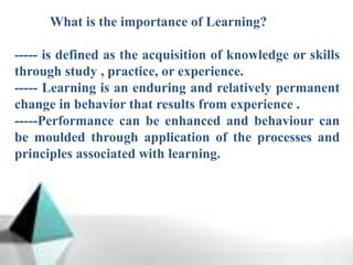 Learning 13042020 | PPT