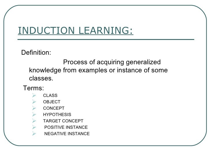 types of learning in artificial intelligence slideshare