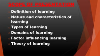 Learning | PPTX