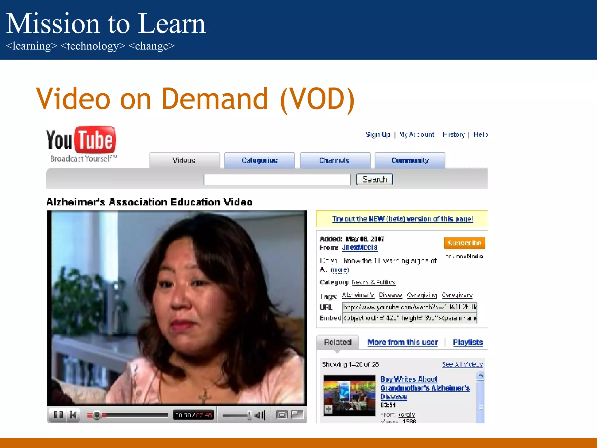 Video on Demand (VOD) 