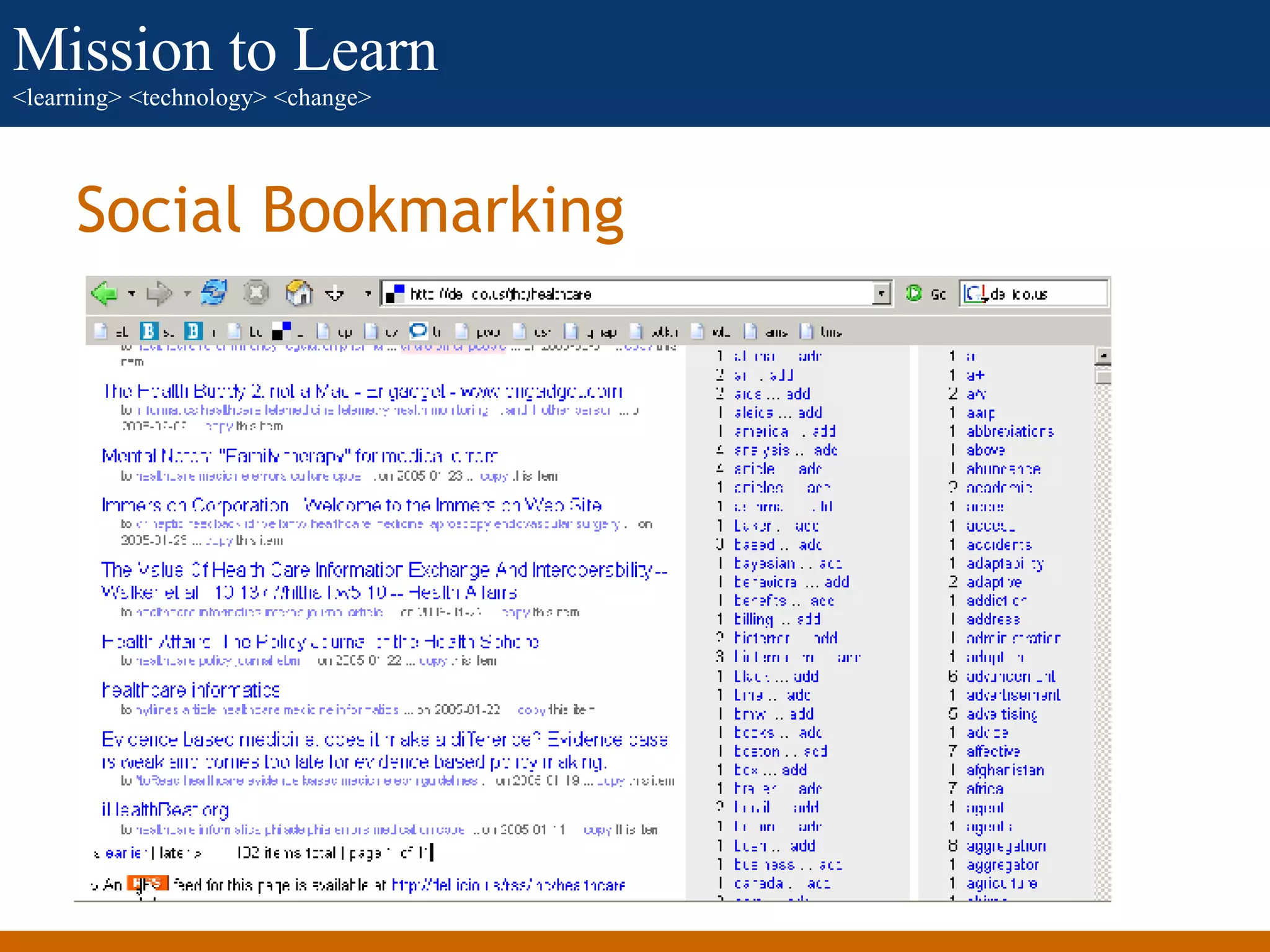 Social Bookmarking 