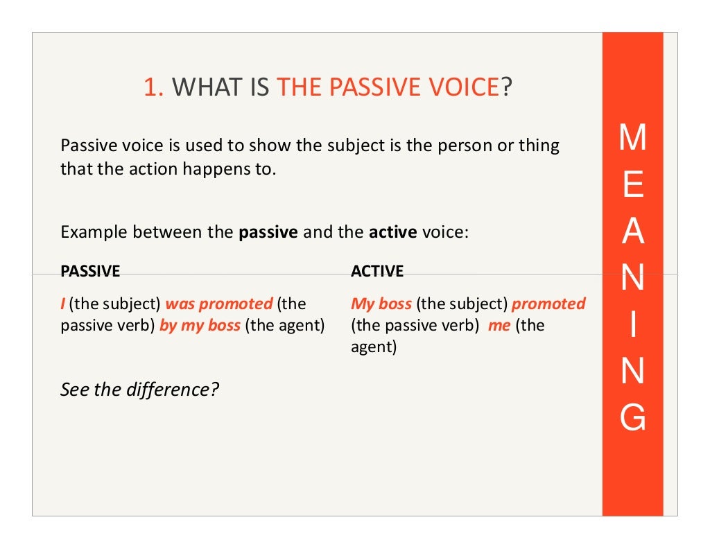 Learning the french passive voice