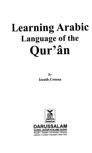 Learning Arabic Language Of The Qur’an | PDF