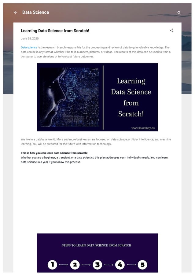 Learning Data Science from Scratch! | PDF