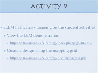 Learning Design Workshop Cyprus Slide 56