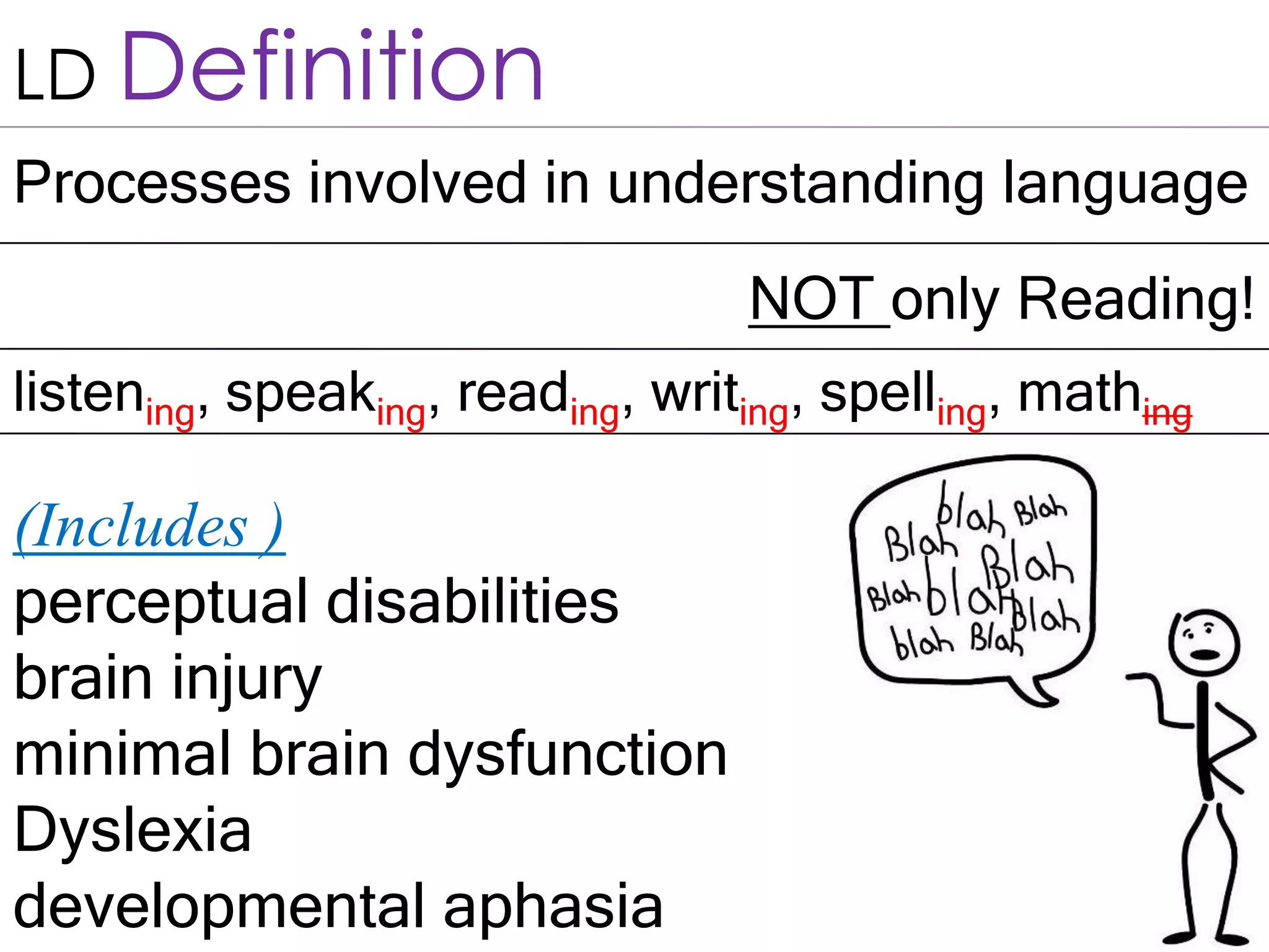 Learning Disabilities