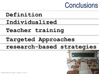Learning Disabilities