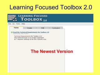 Learning Focused Toolbox 2.0 The Newest Version   