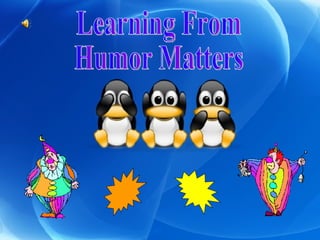 Learning From Humor Matters 