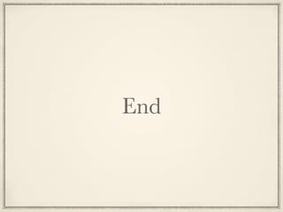 End

 