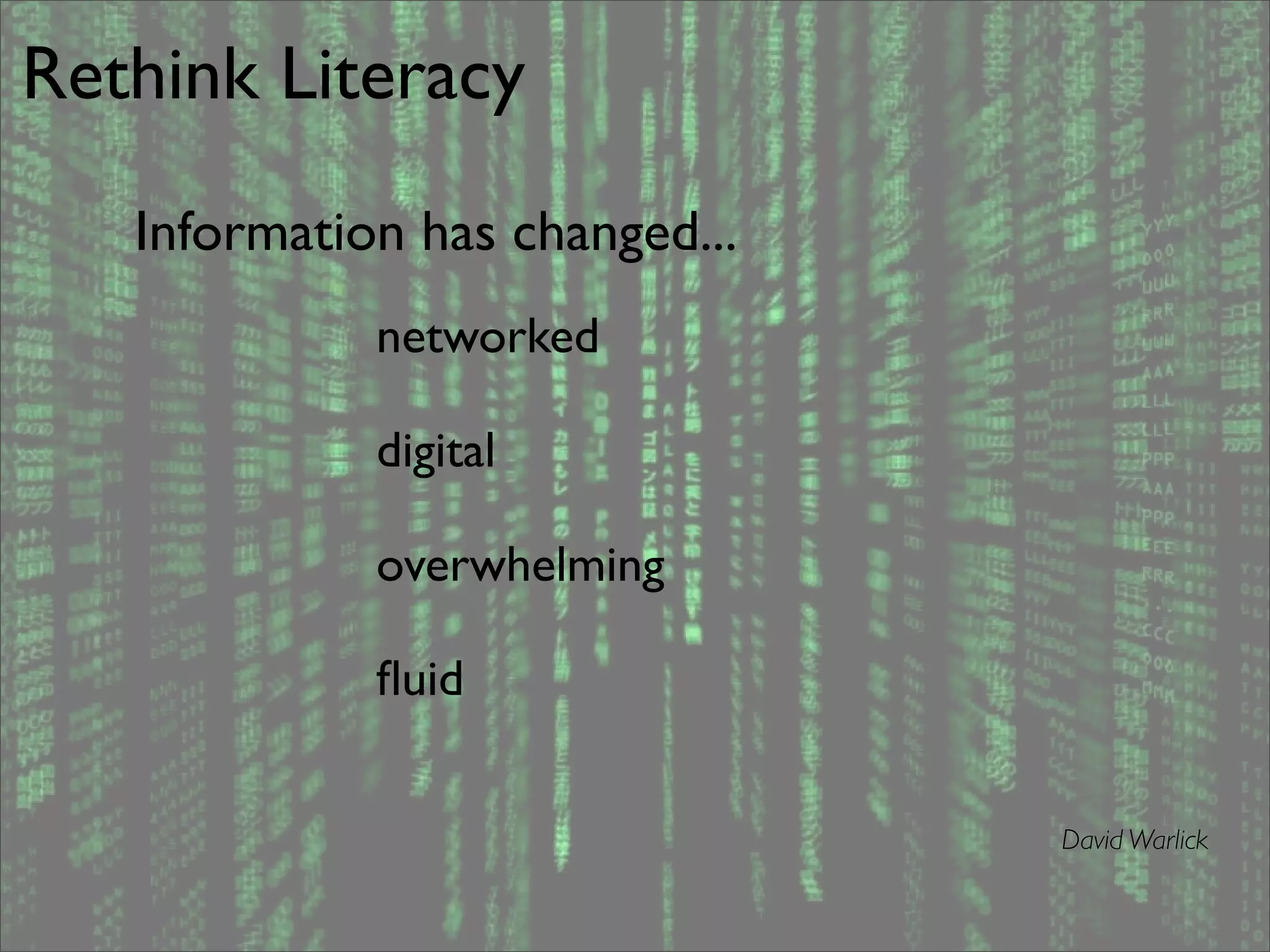Learning in an Open World