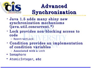 Learning Java 3 – Threads and Synchronization | PPT