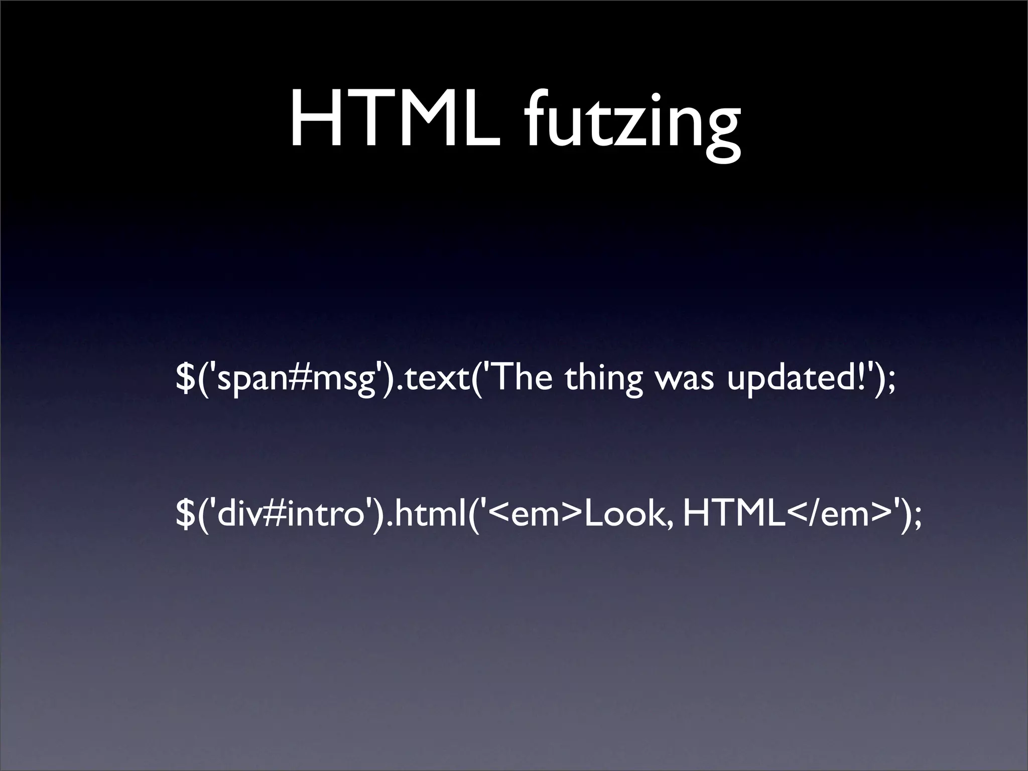 Learning jQuery in 30 minutes