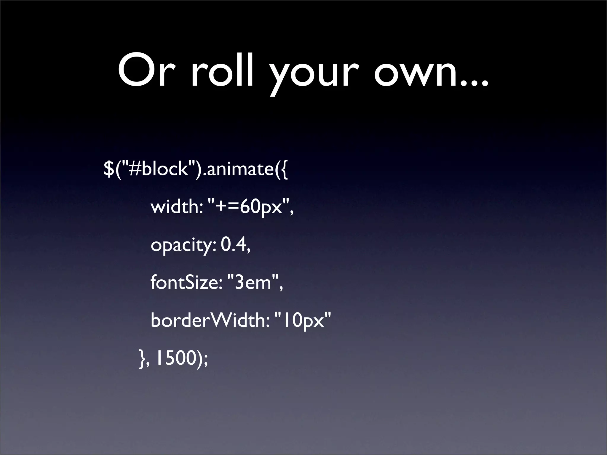 Learning jQuery in 30 minutes