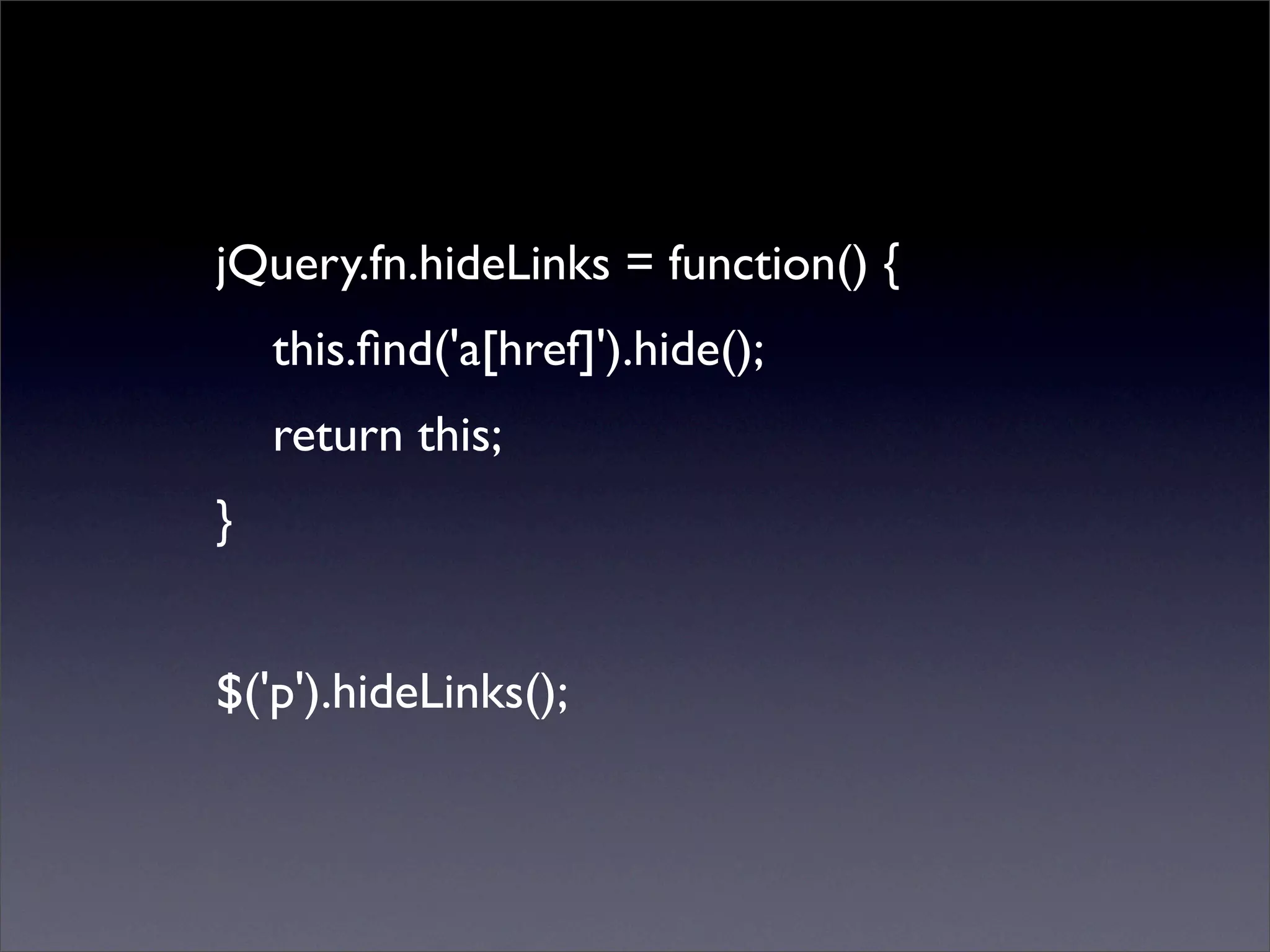 Learning jQuery in 30 minutes
