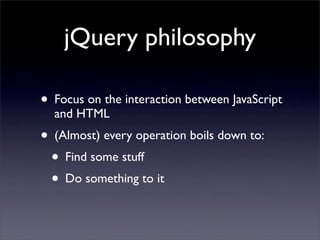 Learning jQuery in 30 minutes