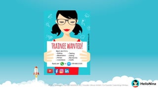 Angela Zellweger / Co-CEO HelloNina AG / Founder Ubicon GmbH / Co-Founder Coworking Uferbau
 