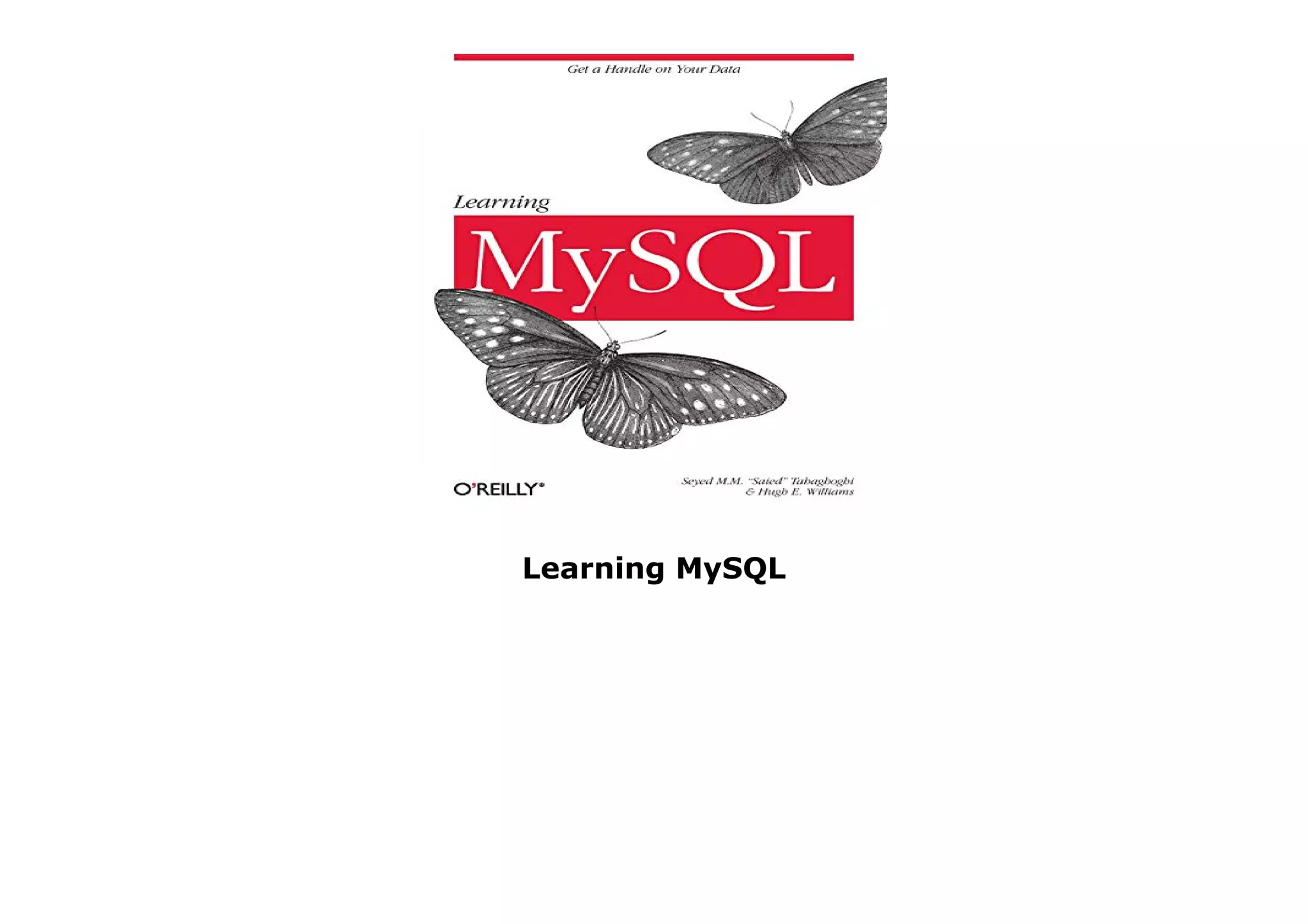 Learning MySQL | PPT