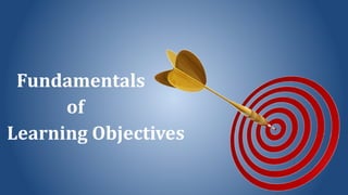 Learning Objectives
Fundamentals
of
 