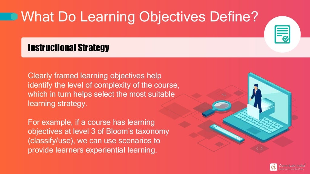 The Importance of Learning Objectives in eLearning - CommLabIndia