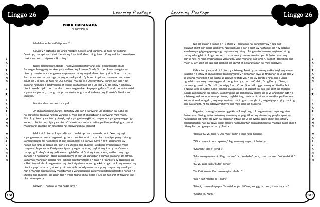 Where is the setting of the story pork empanada picture