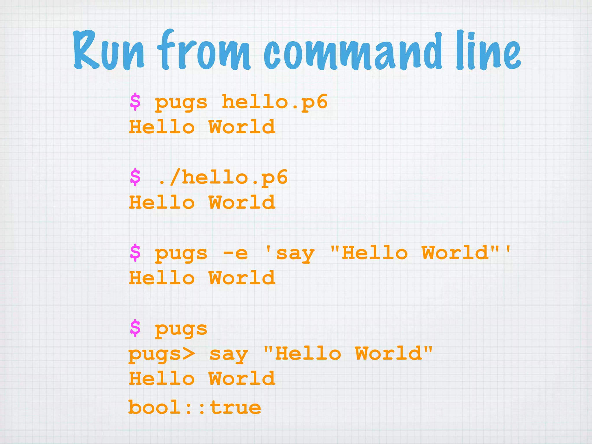 Learning Perl 6 (NPW 2007)