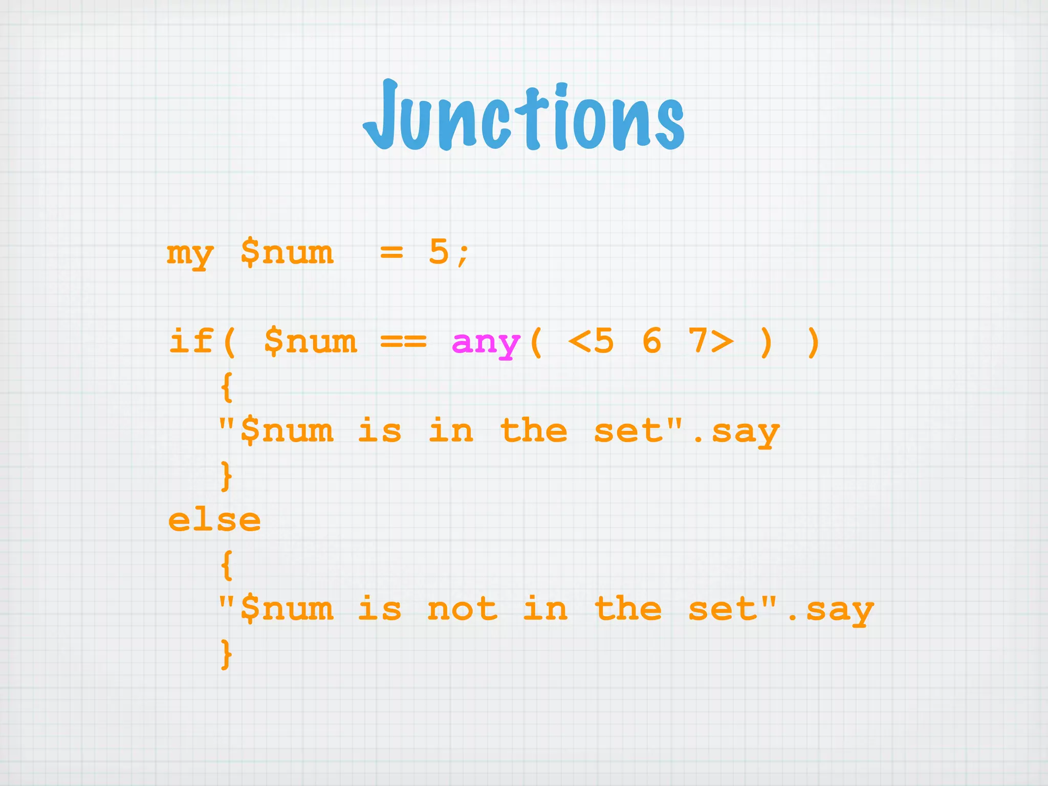 Learning Perl 6 (NPW 2007)