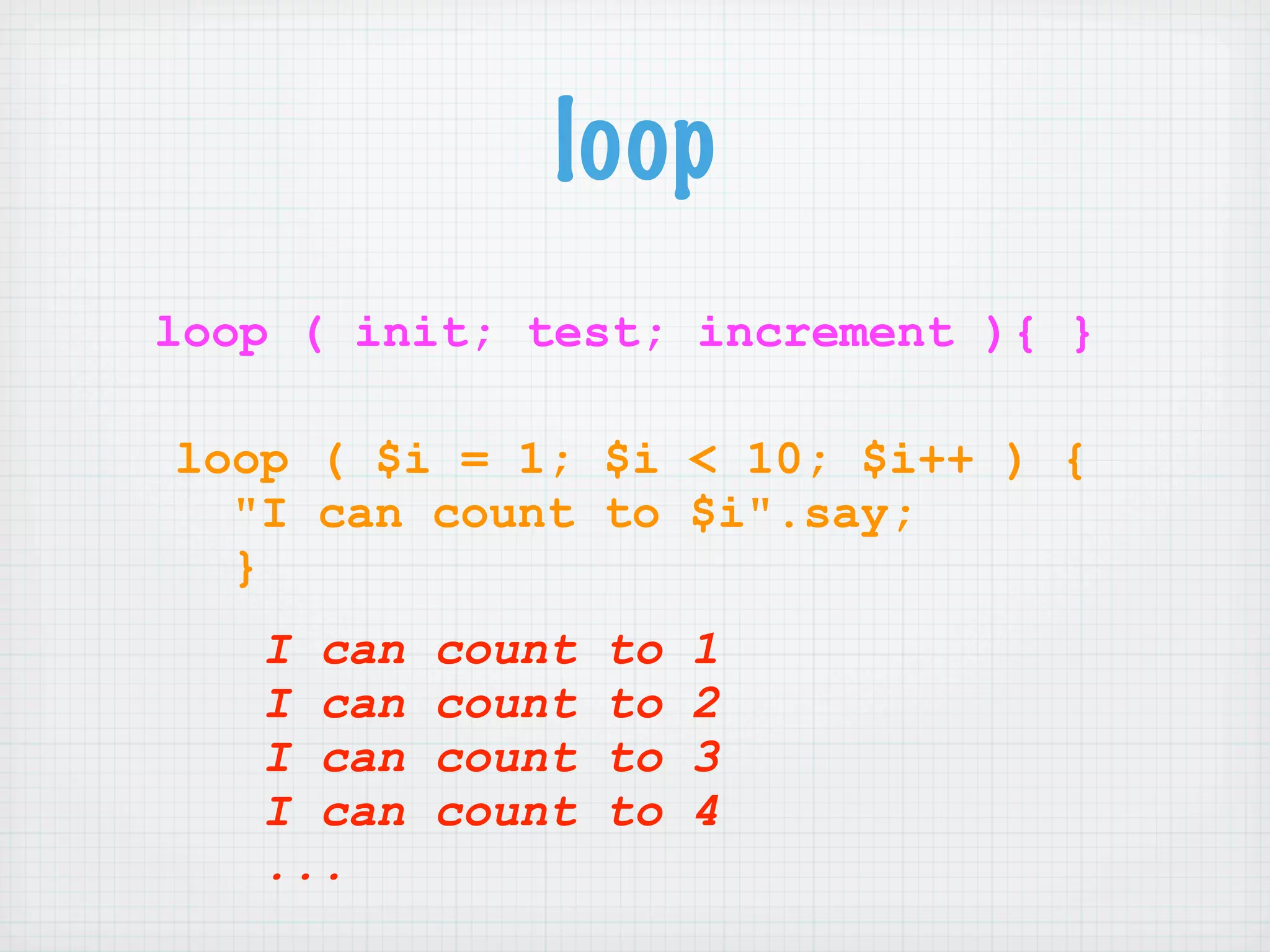 Learning Perl 6 (NPW 2007)
