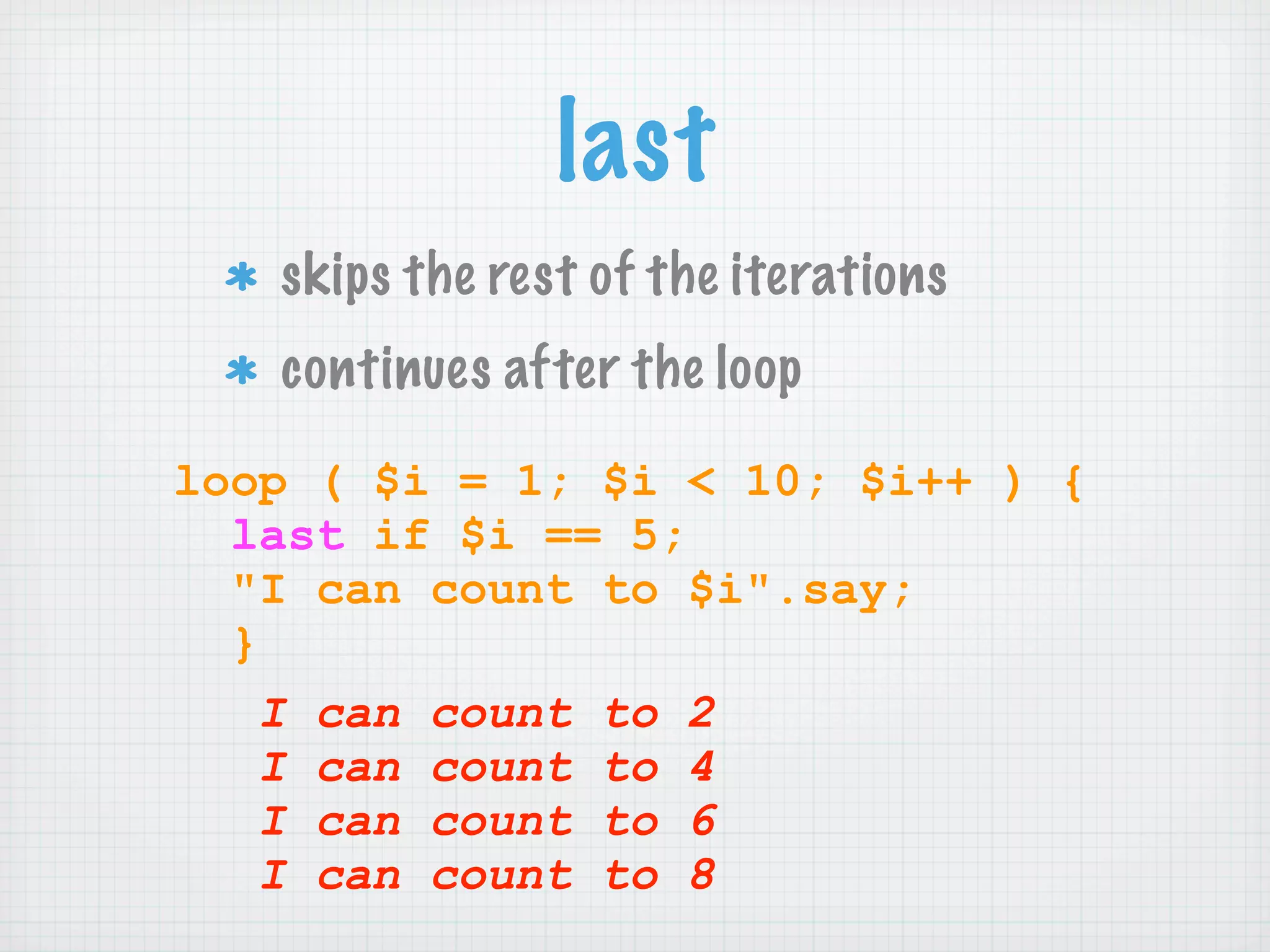 Learning Perl 6 (NPW 2007)