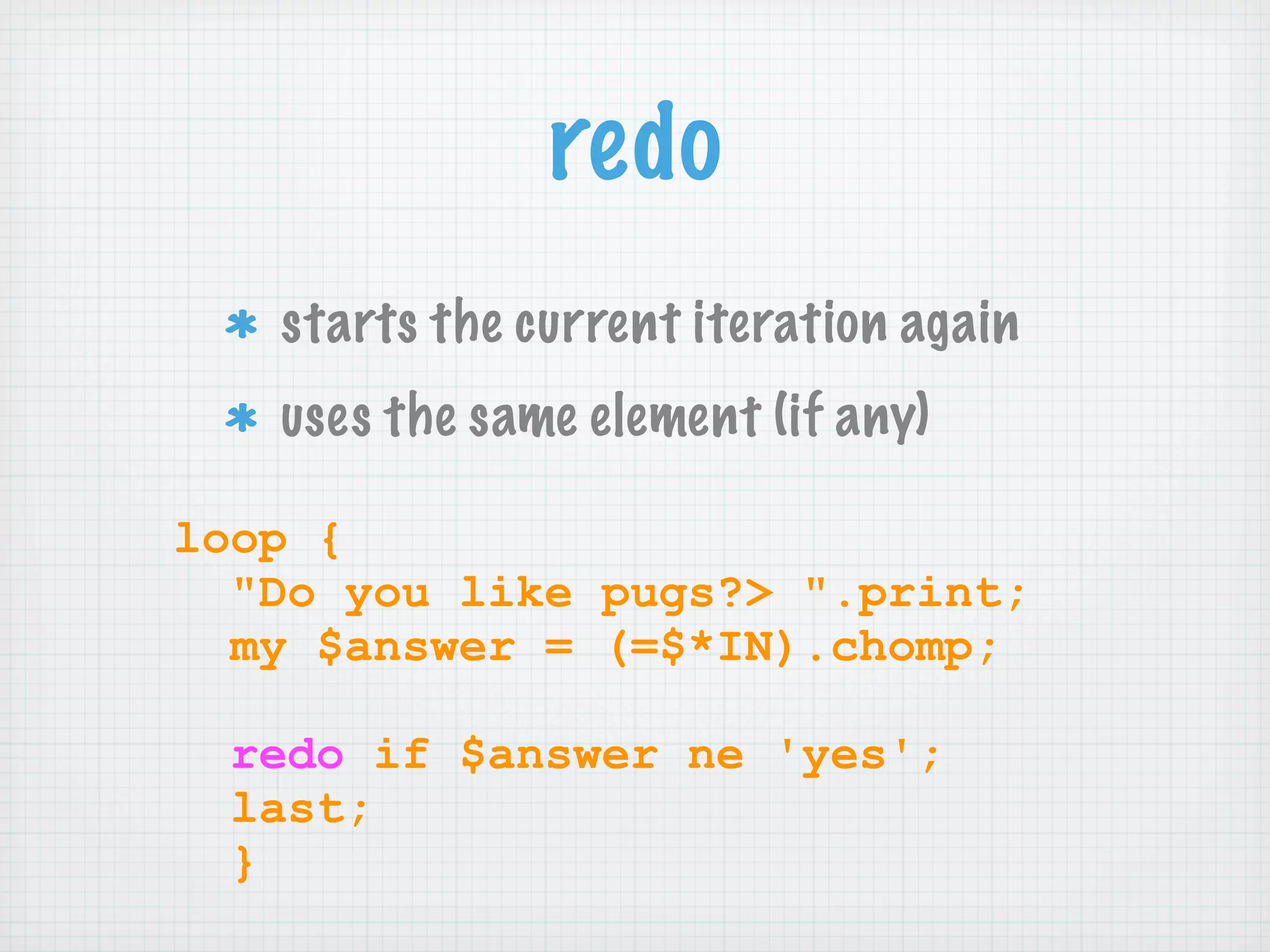 Learning Perl 6 (NPW 2007)