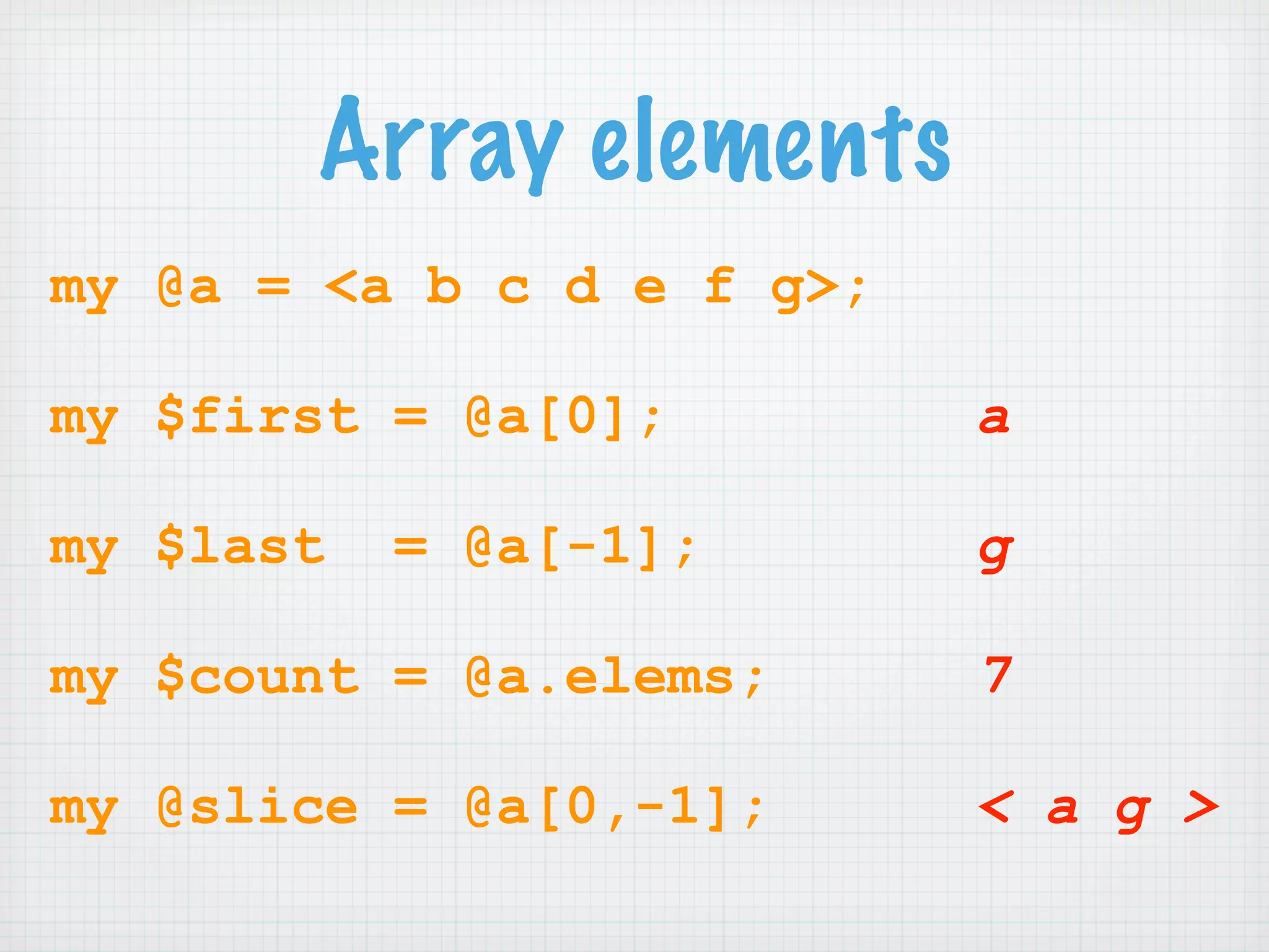Learning Perl 6 (NPW 2007)