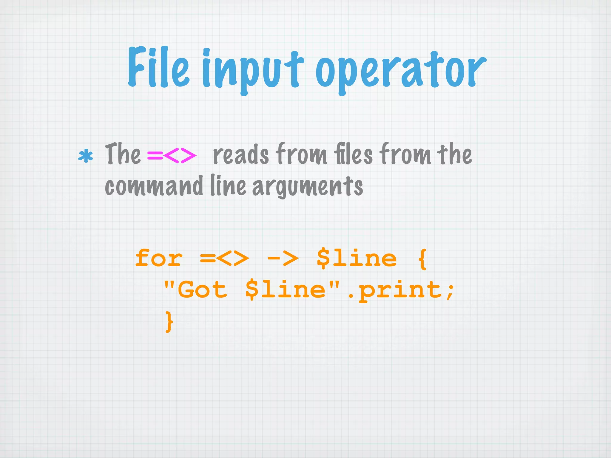 Learning Perl 6 (NPW 2007)