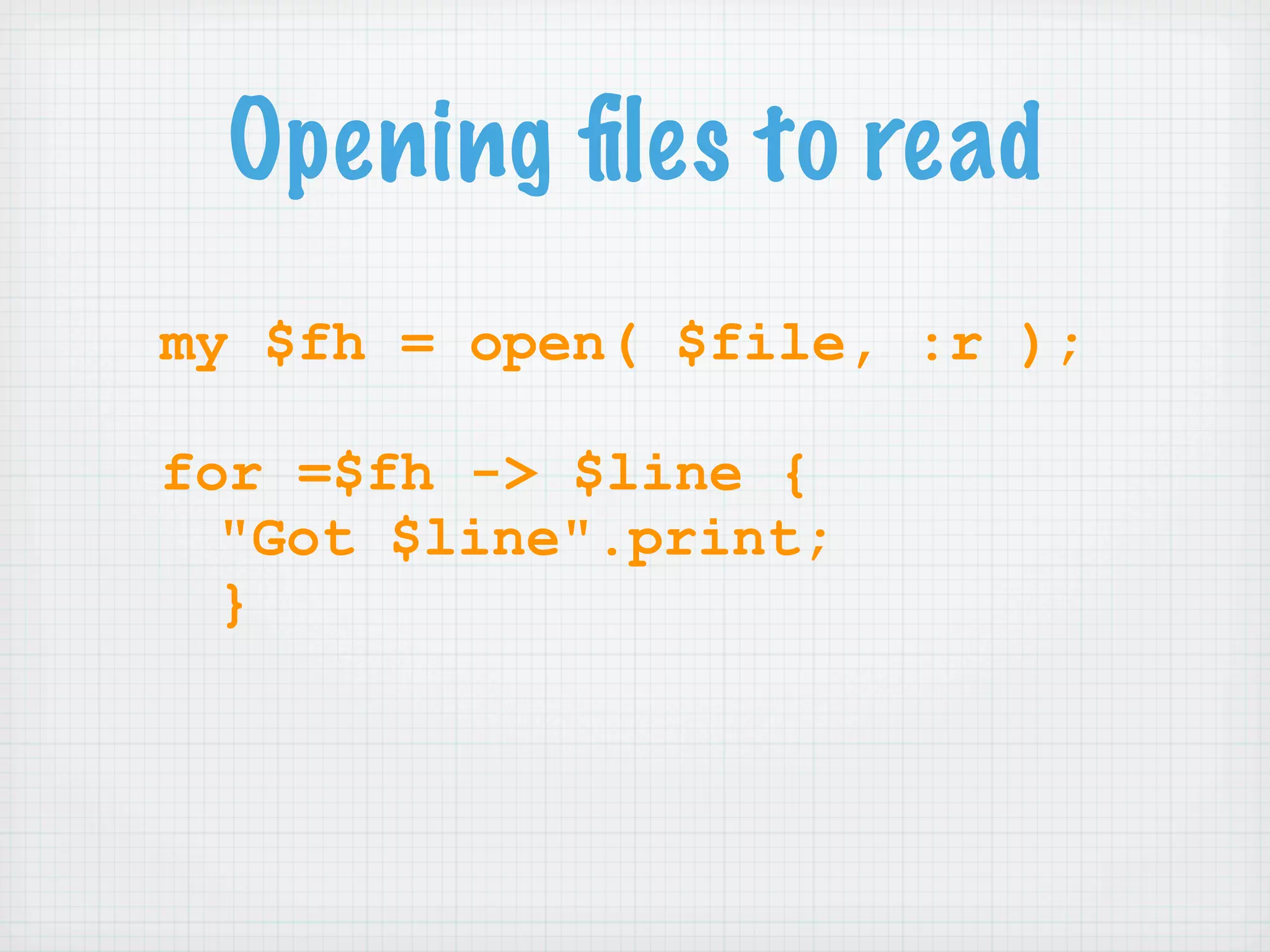 Learning Perl 6 (NPW 2007)