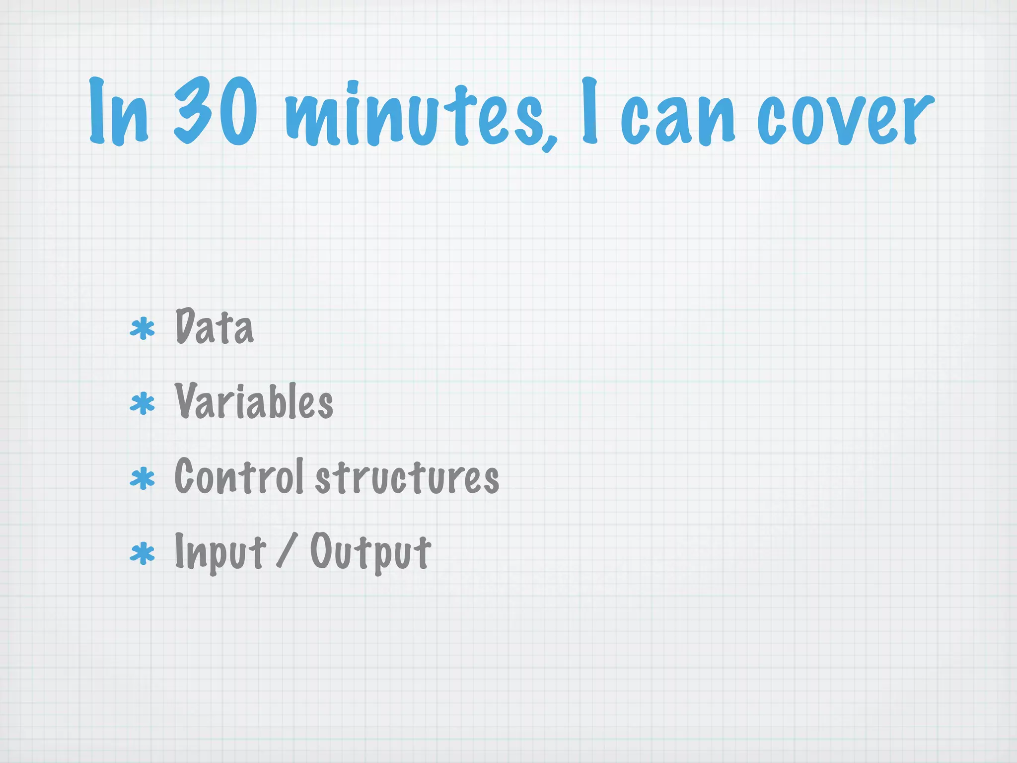 Learning Perl 6 (NPW 2007)