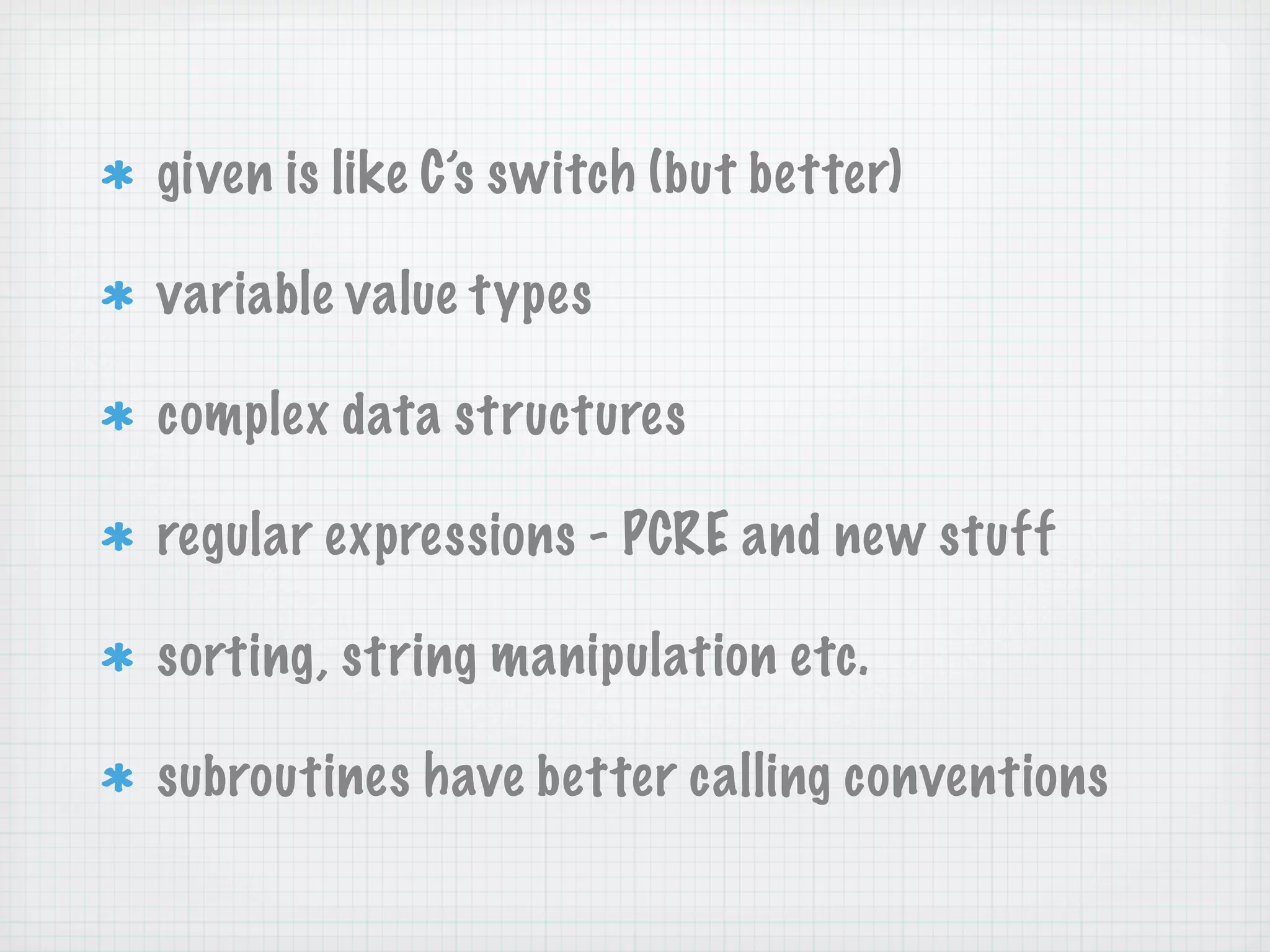 Learning Perl 6 (NPW 2007)
