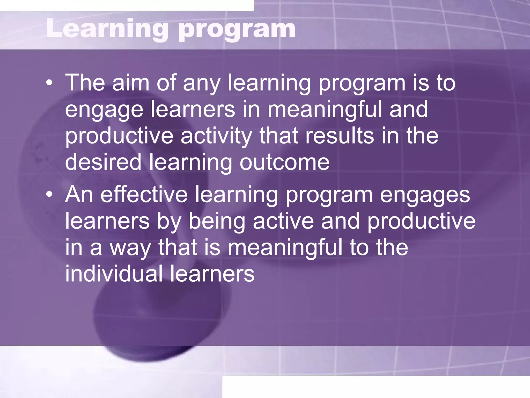 Learning Program Design | PPT