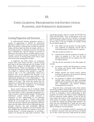 Learning-Progressions in Assessment Learning 2 | PDF