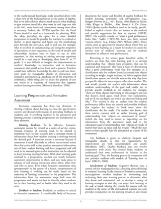 Learning-Progressions in Assessment Learning 2 | PDF