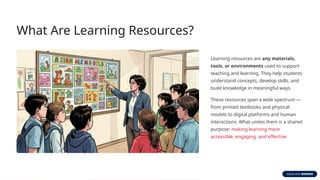 Learning Resource Unit Learning Resources for Effective Education | PPTX