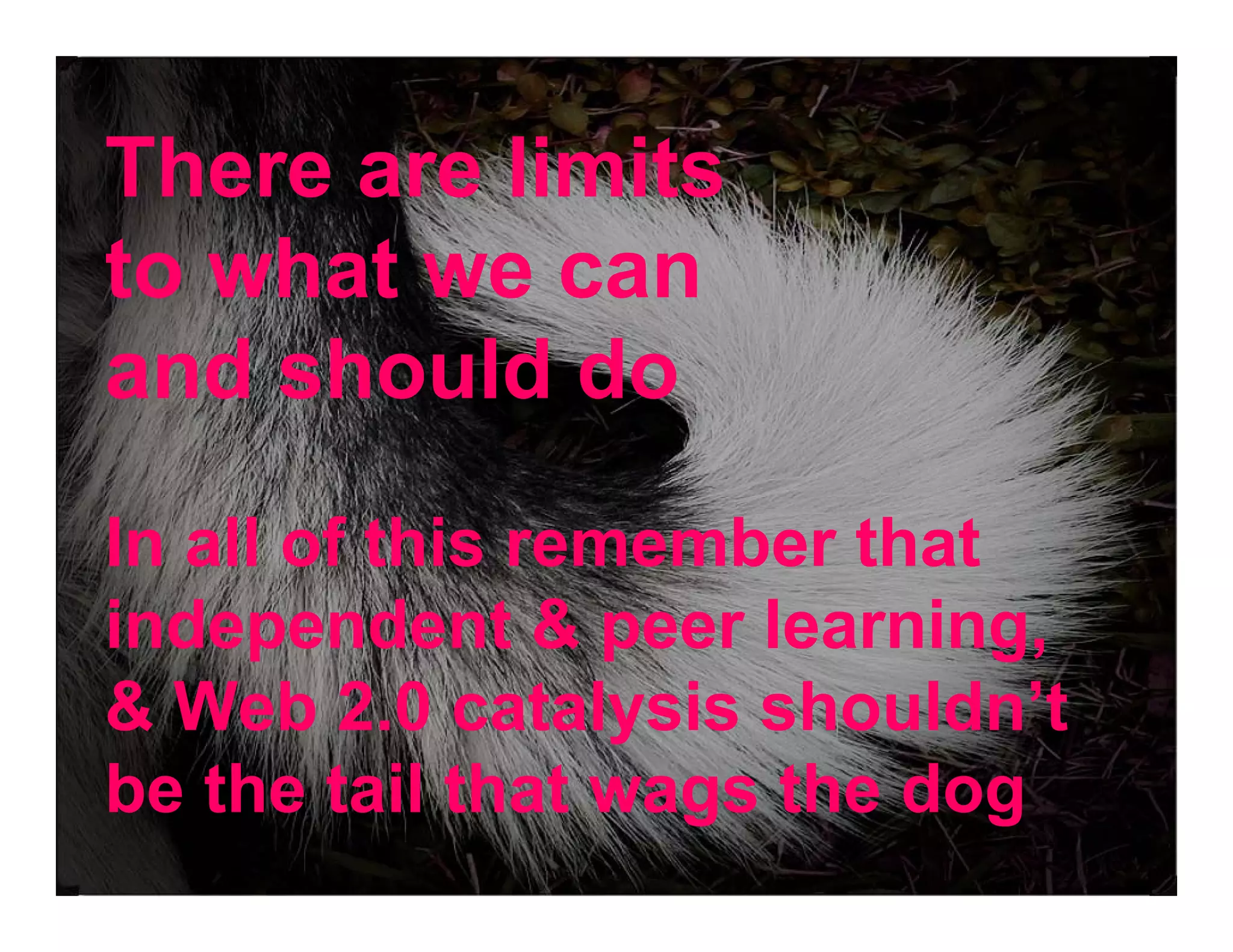 Learning, teaching and Web 2.0