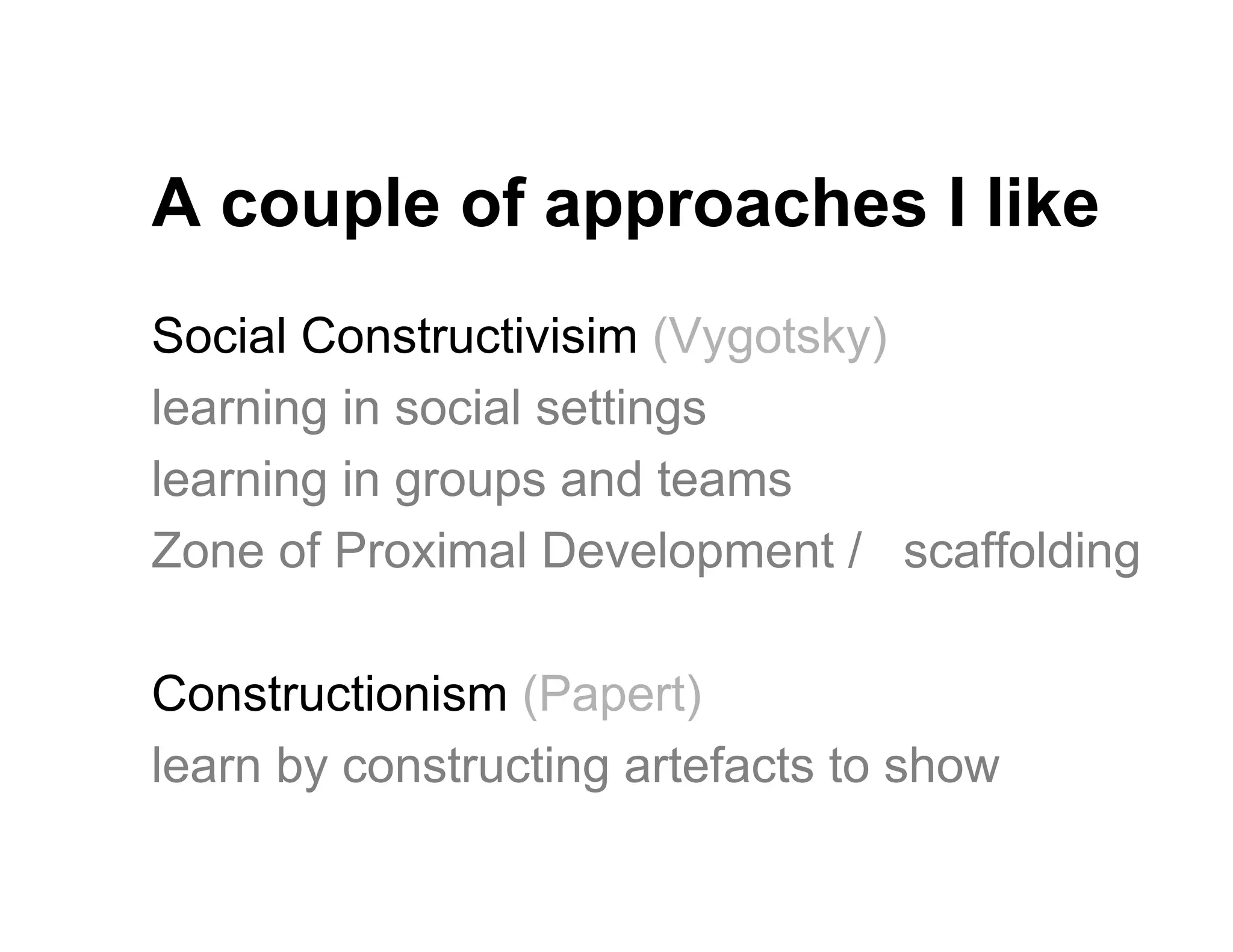 Learning, teaching and Web 2.0