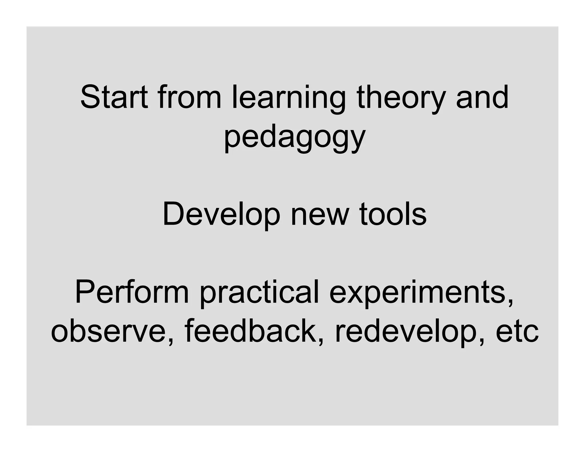 Learning, teaching and Web 2.0