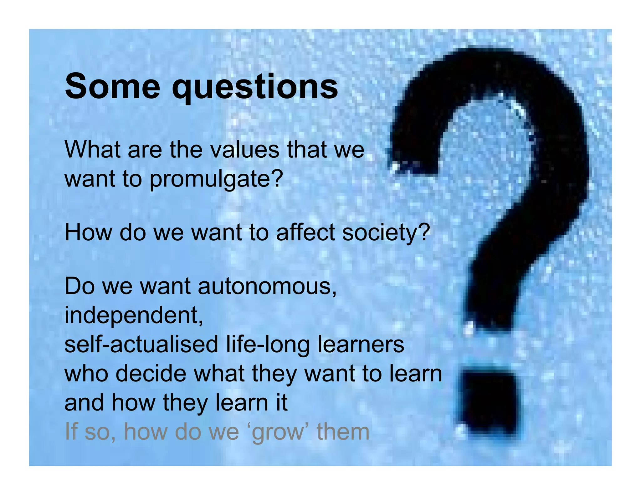 Learning, teaching and Web 2.0