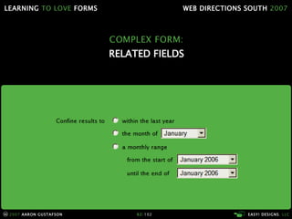 COMPLEX FORM: RELATED FIELDS 