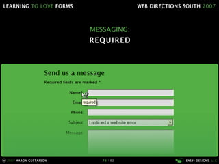 MESSAGING: REQUIRED 