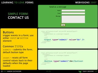 Learning To Love Forms Webvisions 07 21033