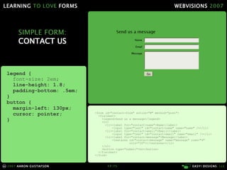 Learning To Love Forms Webvisions 07 21033